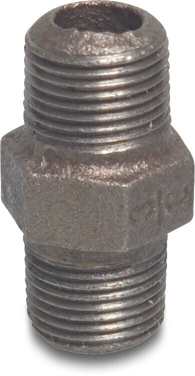Profec Nr. 280 Nipple cast iron black 3/4" male thread 25bar DVGW